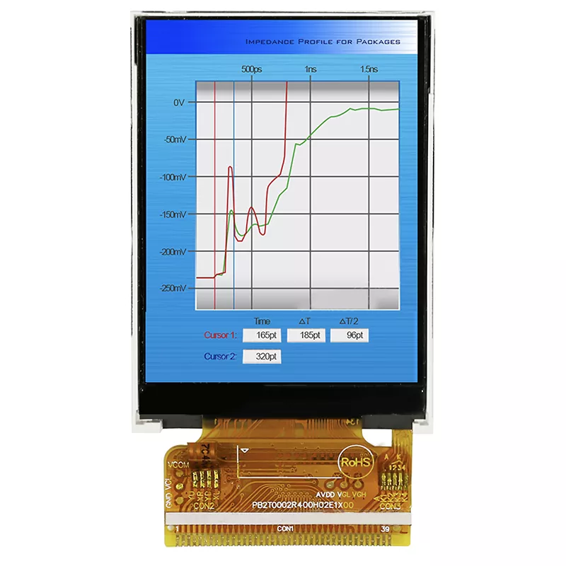 2,4 palce 240x320 TFT modul