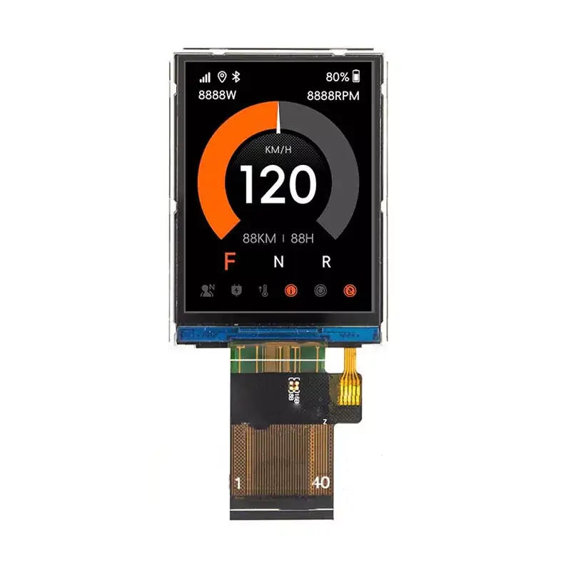 2,4 palce 240x320 transflektivní IPS TFT modul