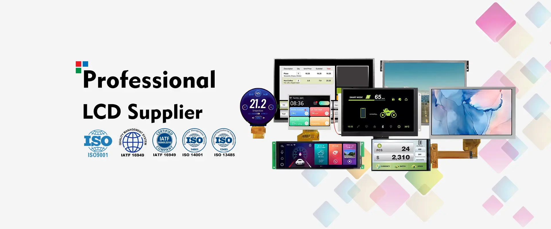 OLED displeje továrna