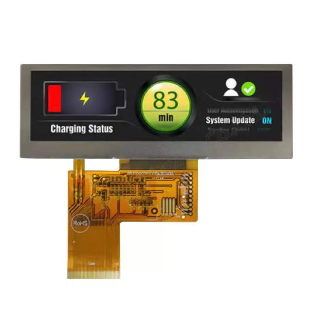 3,9 palce 480x 128 typu typu TFT