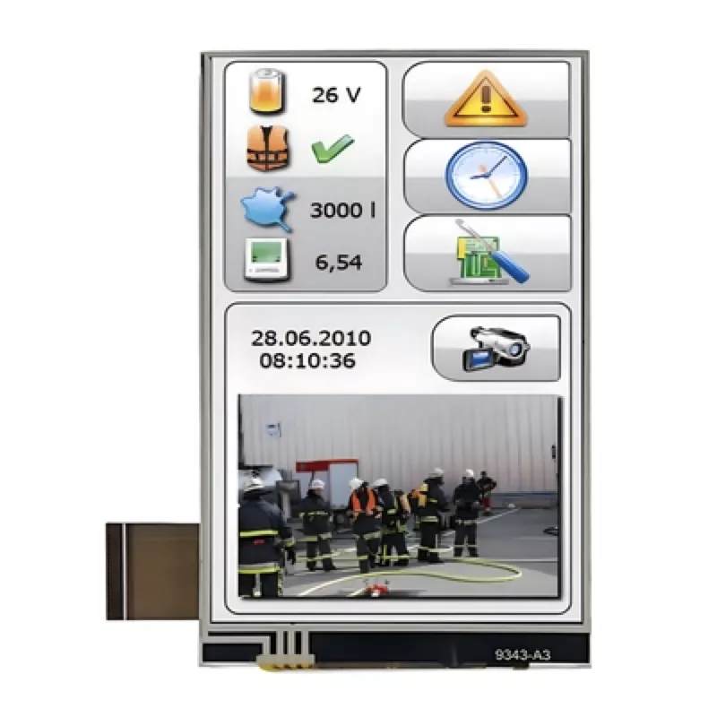 3,97 '' 480x800 Odolný dotykový modul IPS TFT