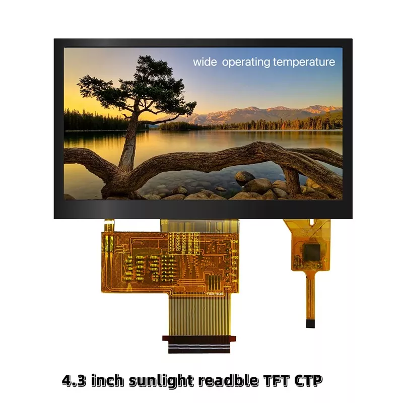 4,3 palce 480x272 s modulem TFT dotykové obrazovky