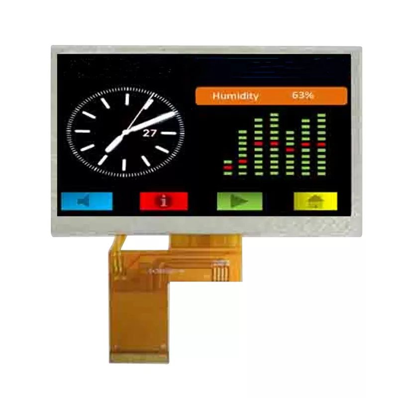4,3 palce široký teplotní modul TFT