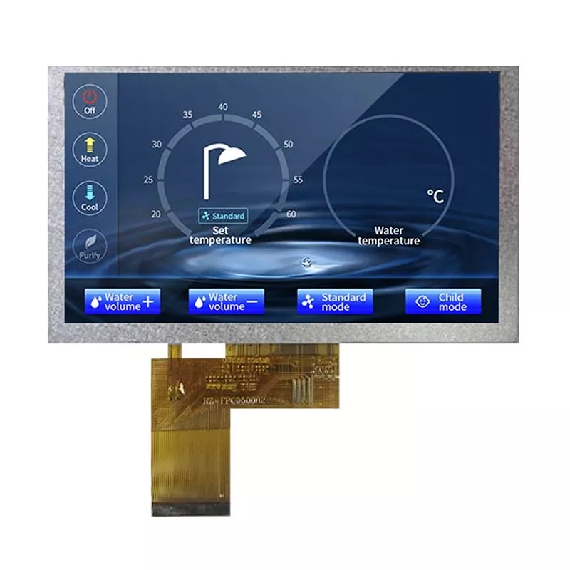 5 palců 800x480 TFT modul