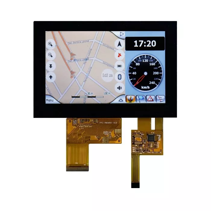 5 palců 800x480 Transflektivní modul TFT