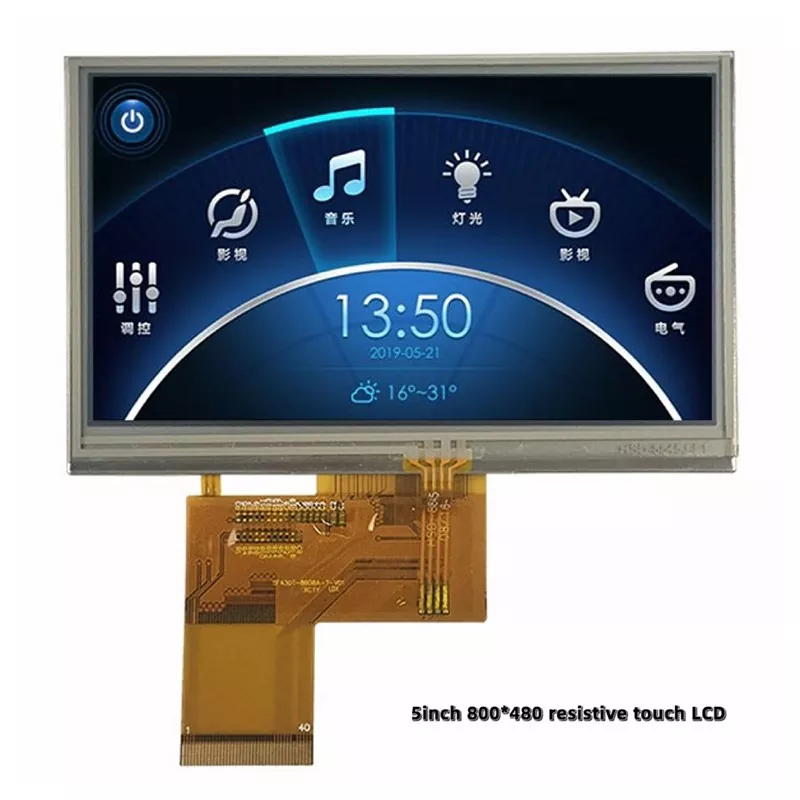 5 palcový odporový modul TFT TFT