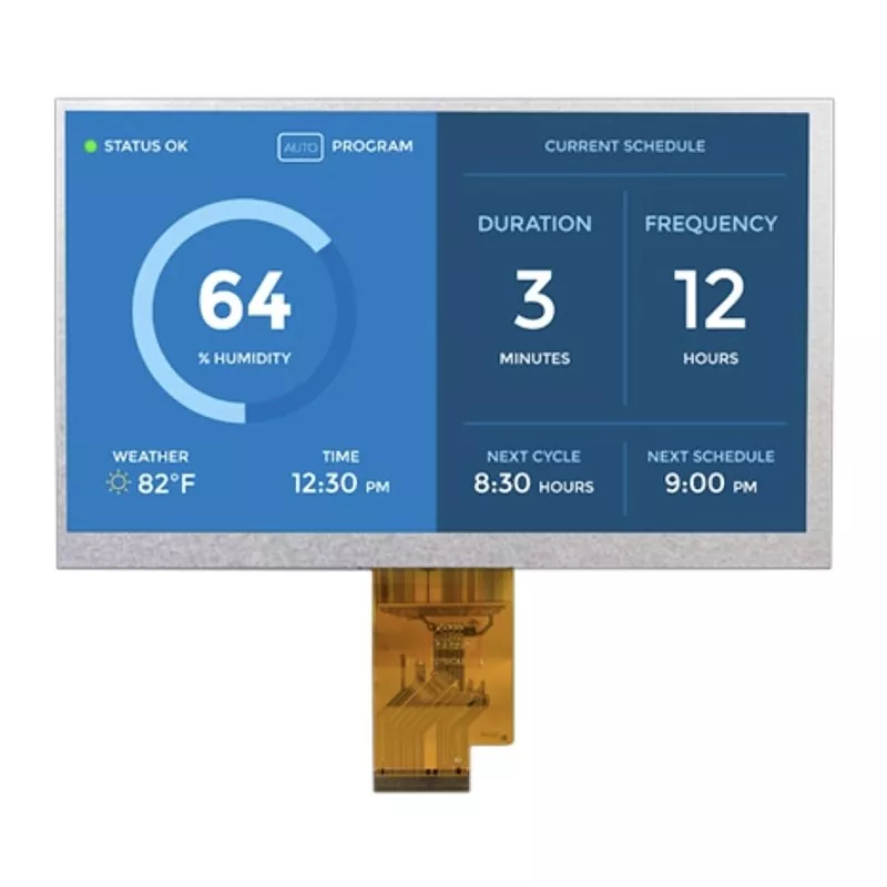 7 palců 1024x600 LVDS TFT modul