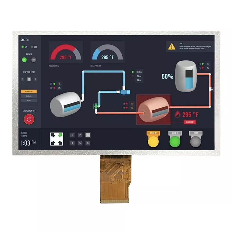 7 palcový IPS široký teplotní modul TFT
